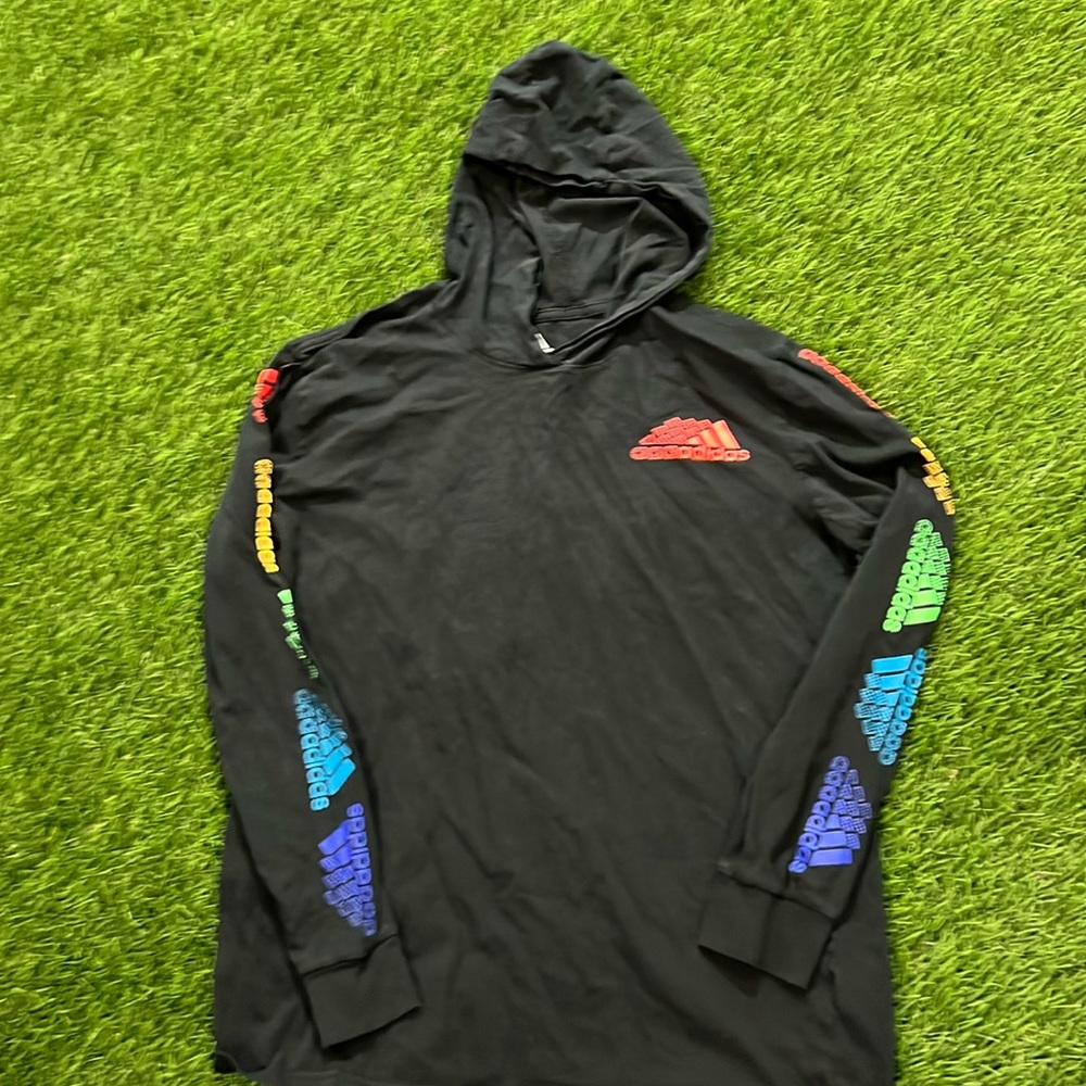 Adidas Long Sleeve Hooded Tshirt